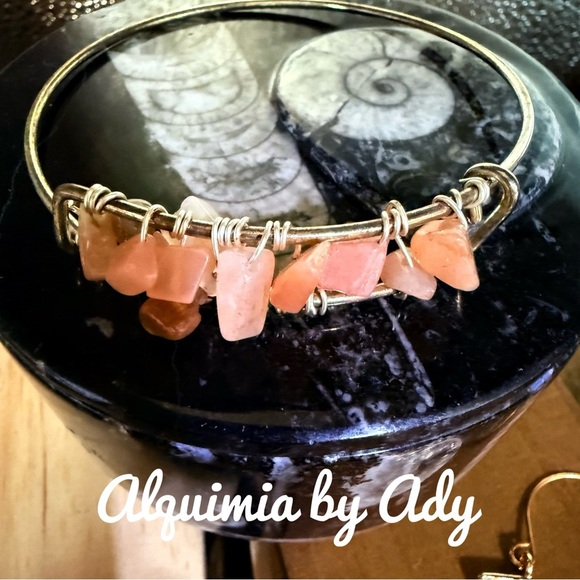 Alquimia by Ady Gold and Peach Bracelet - Picture 1 of 4